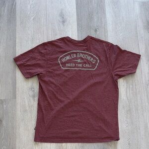 Howler Brothers Burgundy Short Sleeve Tee
